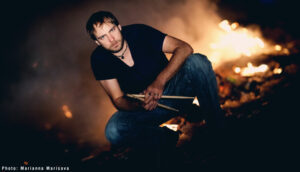 Ari Hoenig with drumsticks live in wolverhampton